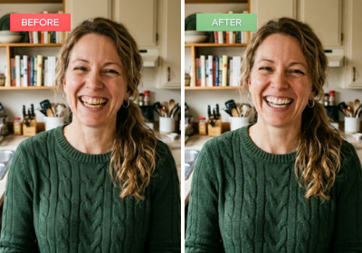 usa women teeth whitening result